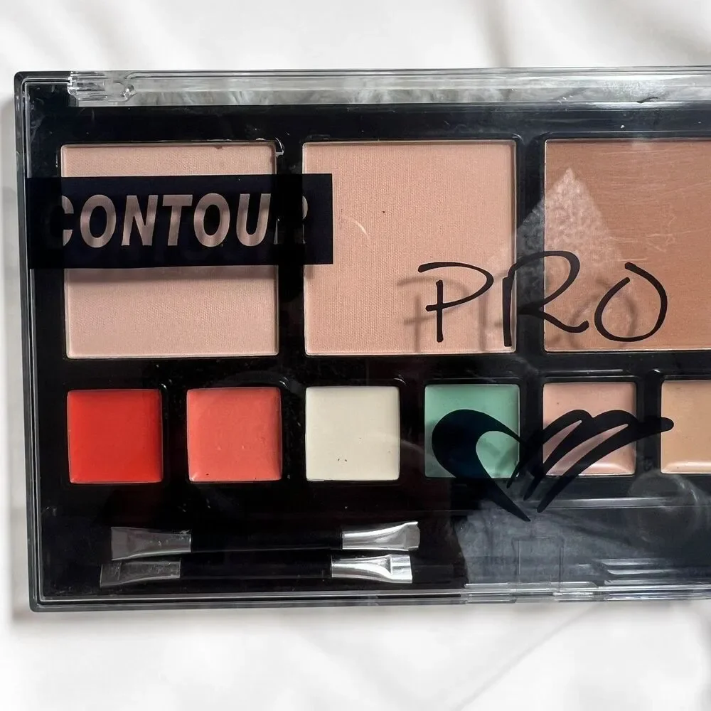 Amuse Pro Conceal & Define Contour Palette 12 Shades Cream Powder KL165 NEW